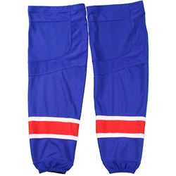 Randomly Selected New York Rangers Game Used Blue Socks (Pair)