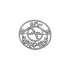 Image 1 : Sterling Silver-White Pin/Brooch