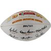 Image 1 : Alabama Receivers Multi Signed Football (Alabama COA) (LE/323) (Cannot Hold Air)