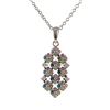 Image 1 : Sterling Silver-CZ Pendant