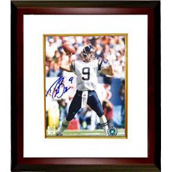 Drew Brees Signed San Diego Chargers 8X10 Photo Custom Framed (White Jersey Pass)