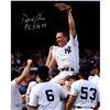 Image 1 : David Cone Signed Perfect Game Carry-Off Close Up Vertical 16X20 Photo W/ "PG" Insc. (MLB Auth)