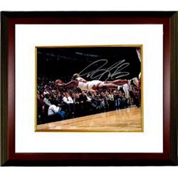 Dennis Rodman Signed Chicago Bulls 8X10 Photo Diving Custom Framed