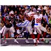 Image 1 : Victor Cruz Signed Super Bowl XLVI Touchdown Horizontal 8X10 Photo