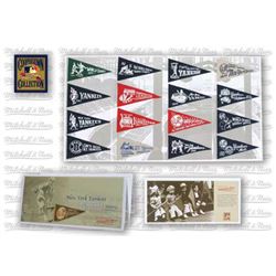 New York Yankees Mitchell And Ness Mini Pennant History Collage