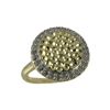 Image 1 : Sterling Silver Two Tone Ring