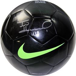 Tim Howard Signed In Silver Black Soccer Ball ( JSA )