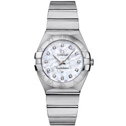 Omega  Constellation Brushed Quartz 27Mm  Women Watch