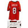 Image 1 : A.J. (AJ) Green Signed Georgia Bulldogs Red Custom Jersey #8- JSA Hologram