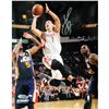 Image 1 : Jeremy Lin Signed Drive Vs Jazz 8X10 Photo
