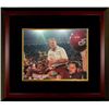 Image 1 : Barry Switzer Signed Oklahoma Sooners 8X10 Color Photo Custom Framed (1985 National Champs-Carried O
