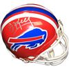 Image 1 : Jim Kelly Signed Red Buffalo Bills Mini Helmet