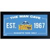 Image 1 : Denver Nuggets Man Cave Sign 10X20 Framed Photo