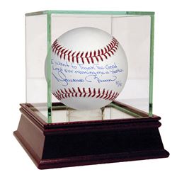 Mariano Rivera Signed MLB Baseball W/ "I Want To Thank The Good Lord For Making Me A Yankee" Insc. (