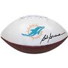 Image 1 : Bob Griese Signed Miami Dolphins Throwback White Panel Football