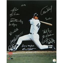 Lou Piniella Signed New York Yankees 1977 World Series Champs 16X20 Photo Reggie Jackson Swing W/16 