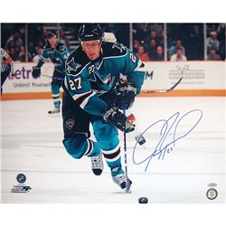 Jeremy Roenick San Jose Sharks Skating Up Ice Horizontal 16X20 Photo