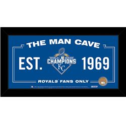 Kansas City Royals 2015 World Series Champions 10X20 Man Cave Sign