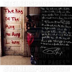 Roy Jones Jr. Signed 16X20 Story Photo