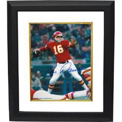 Len Dawson Signed Kansas City Chiefs 8X10 Photo Custom Framed