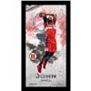 Image 1 : John Wall Player Profile Framed 10X20 Photo Collage W/ Game Used Basketball