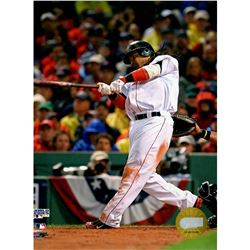 Manny Ramirez 2007 WS Vertical Swing 8X10 Photo Uns (For WS Mini Dirt Collage)