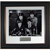 Image 1 : Ringo Starr Unsigned The Beatles Vintage B&W 11X14 Photo Leather Framed (Music/Entertainment)