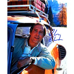 Chevy Chase Signed In Car 8X10 Photo