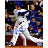 Image 1 : Alcides Escobar Signed Kansas City Royals 2015 World Series Swinging Action 8X10 Photo