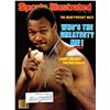 Image 1 : Larry Holmes Signed Boxing Original 07-01-85 Sports Illustrated Magazine
