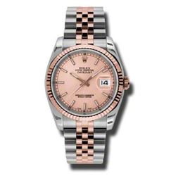 Rolex  Datejust 36 Steel &Amp; Everose Gold  Men Watch