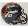 Image 1 : Floyd Little Signed Denver Broncos Current Style Riddell Mini Helmet