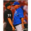 Image 1 : Joe Maddon Signed Chicago Cubs Arguing With Umpire 16X20 Photo