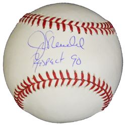 Joe Maddon Signed Rawlings Official MLB Baseball W/Respect 90