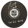 Image 1 : Alec Martinez Signed Los Angeles Kings Logo Hockey Puck W/14 SC GWG