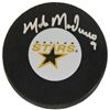 Image 1 : Mike Modano Signed Dallas Stars Logo Hockey Puck