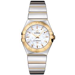 Omega  Constellation Polished Quartz 27Mm  Women Watch