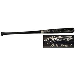 Byung Ho Park Signed Rawlings Black Big Stick Baseball Bat W/Park Bang