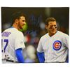 Image 1 : Anthony Rizzo & Kris Bryant Dual Signed Chicago Cubs 20X24 Canvas