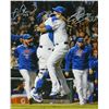 Image 1 : Hector Rondon & Miguel Montero Dual Signed Cubs Celebration Hug Vertical 16X20 Photo