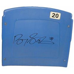 Barry Sanders Signed Silverdome Stadium Blue #20 Seatback