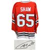Image 1 : Andrew Shaw Signed Red Custom Jersey