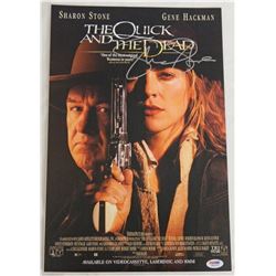 Sharon Stone Signed The Quick And The Dead 11X17 Movie Poster