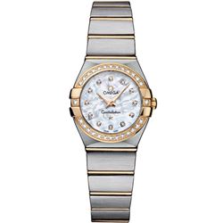 Omega  Constellation Brushed Quartz 24Mm  Women Watch