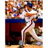 Image 1 : Tim Teufel Signed New York Mets Batting Action 8X10 Photo W/86 WSC