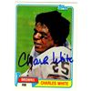 Image 1 : Charles White Signed Browns 1981 Topps Card #69