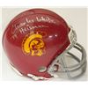 Image 1 : Charles White Signed USC Trojans Riddell Mini Helmet W/79 Heisman