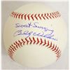 Image 1 : Billy Williams Signed Official MLB Baseball W/Sweet Swinging