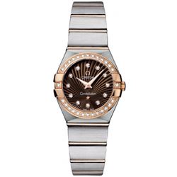 Omega  Constellation Brushed Quartz 24Mm  Women Watch