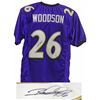 Image 1 : Rod Woodson Signed Purple Custom Jersey